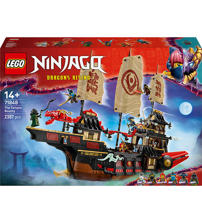 LEGOÂ® Ninjago - Tempelskibet 71848 - 2387 Dele