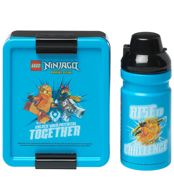 LEGOÂ® Storage Madkasse/Drikkedunk - Ninjago - Blå