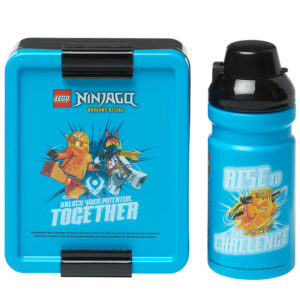 LEGOÂ® Storage Madkasse/Drikkedunk - Ninjago - Blå