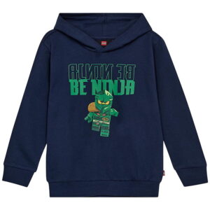 LEGO® Wear Ninjago Hættetrøje - LwSaku - Mørkeblå