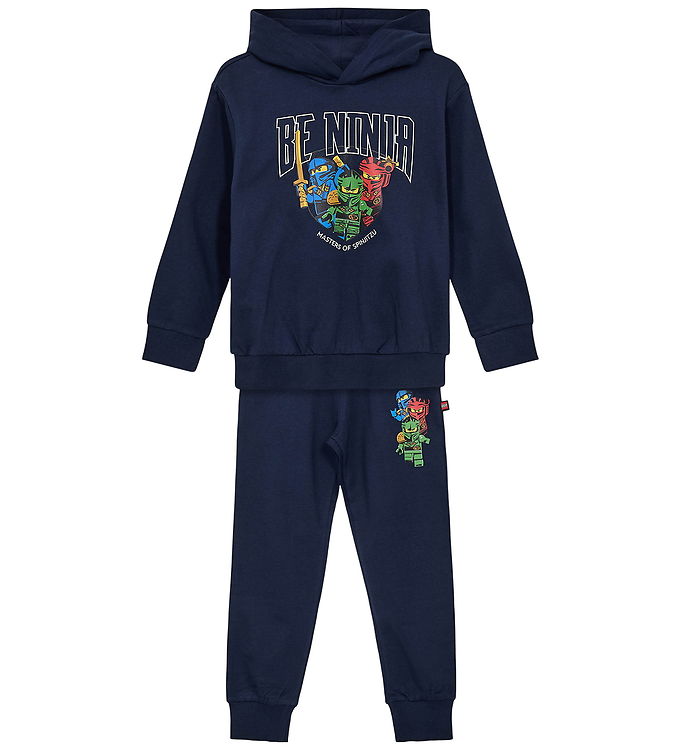 LEGO® Wear Ninjago Sweatsæt - LwsAku - Mørkeblå