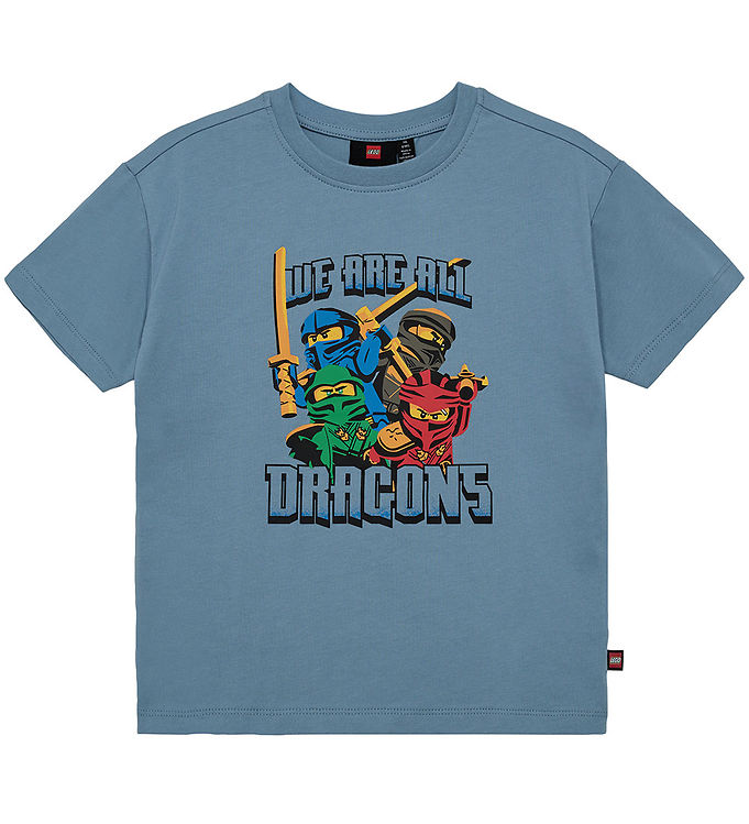 LEGOÂ® Wear Ninjago T-shirt - LwTaffy - Dusty Blue