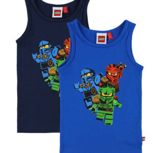 LEGOÂ® Wear Ninjago Undertrøjer - 2-pak - LwaGan - Blå