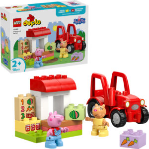 Lego 10468 - Duplo Tractor And Market - Gurli Gris - Traktor Sæt