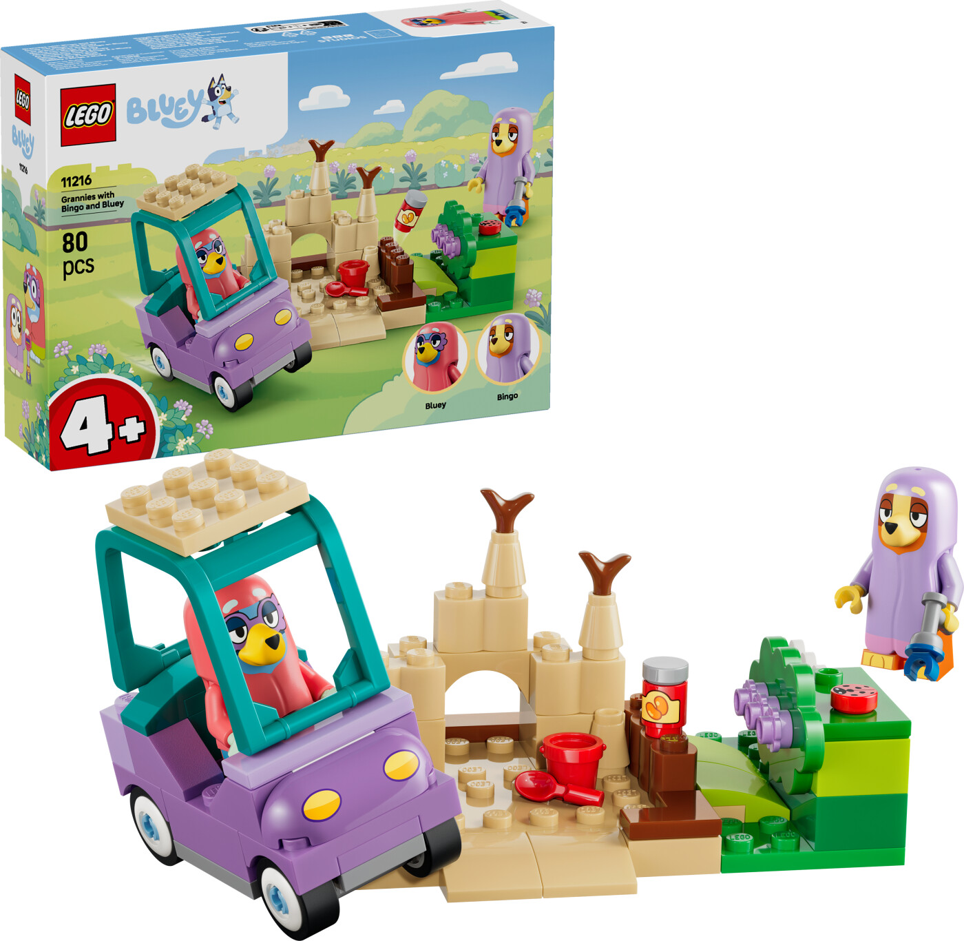 Lego 11216 - Bluey - Grannies With Bingo And Bluey