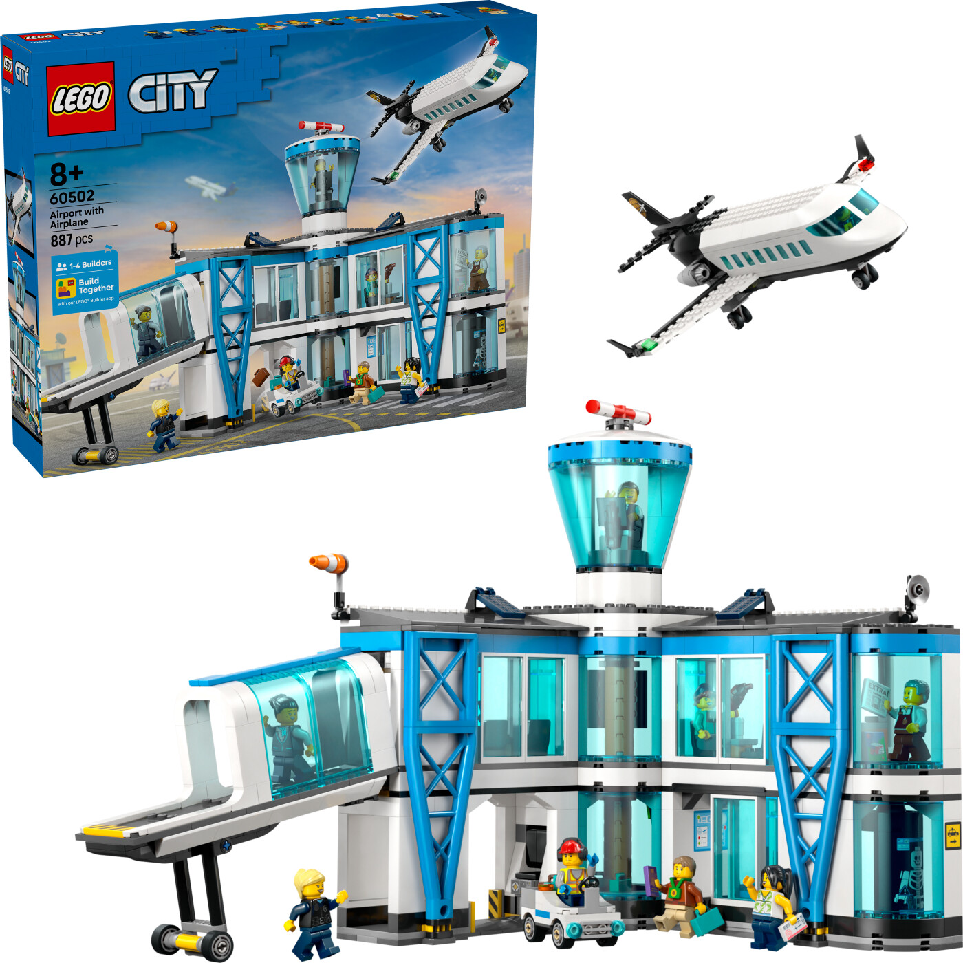 Lego 60502 - Lufthavn Med Fly - City