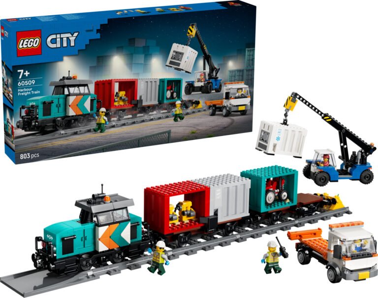 Lego 60509 - Harbour Freight Train - City - Havnegodstog