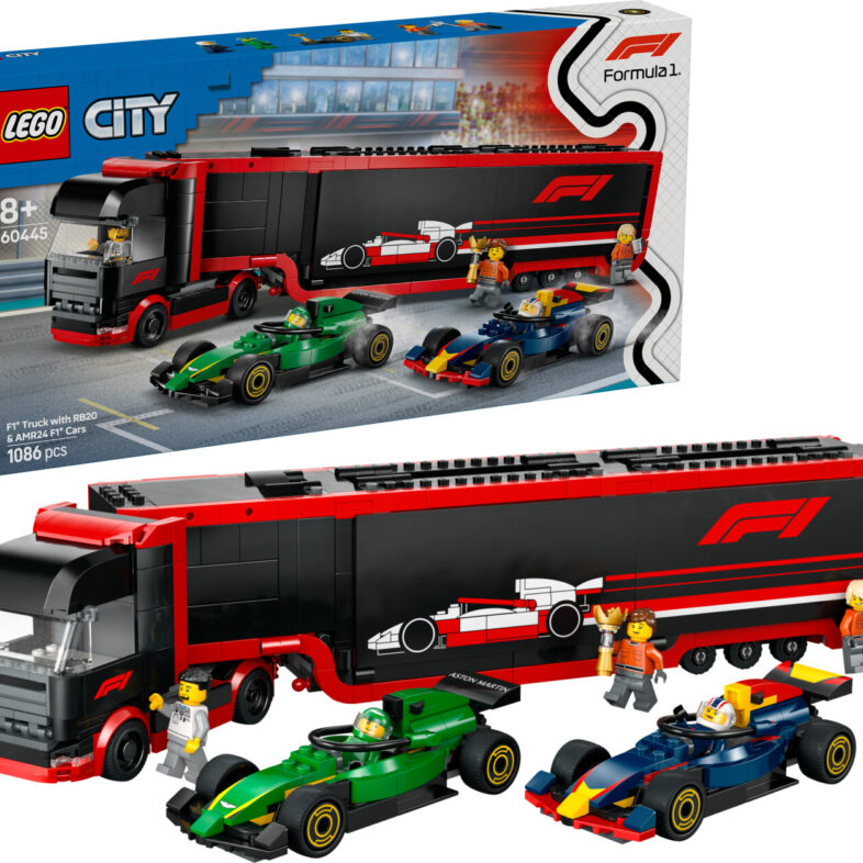 Lego City - F1-lastbil Med Rb20 Og Amr24 F1-biler - 60445