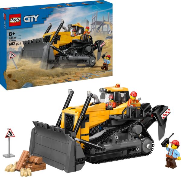 Lego City - Gul Bulldozer - 60466
