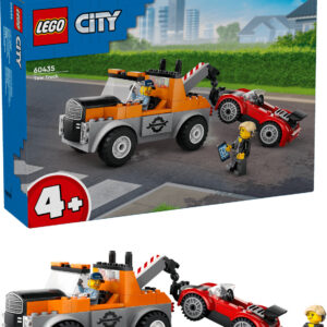 Lego City - Kranvogn Og Sportsvognsreparation - 60435