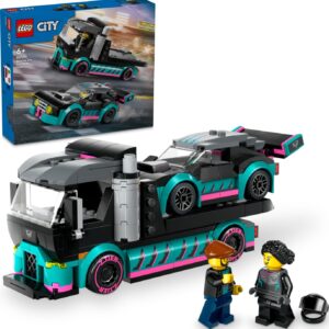 Lego City - Racerbil Og Biltransporter - 60406