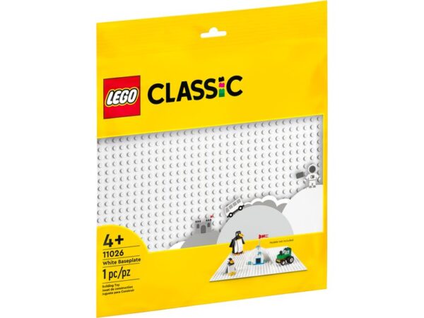 Lego Classic - Hvid Byggeplade - 11026