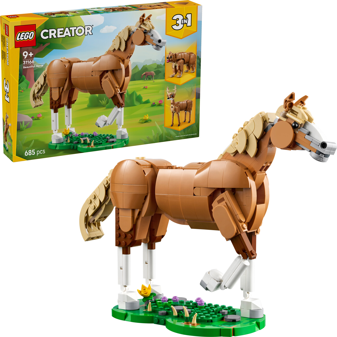 Lego Creator 3 In 1 - Smuk Hest - 31166