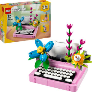Lego Creator 3-in-1 - Skrivemaskine Med Blomster - 31169