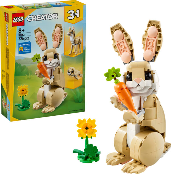 Lego Creator 3-in-1 - Sød Kanin - 31162