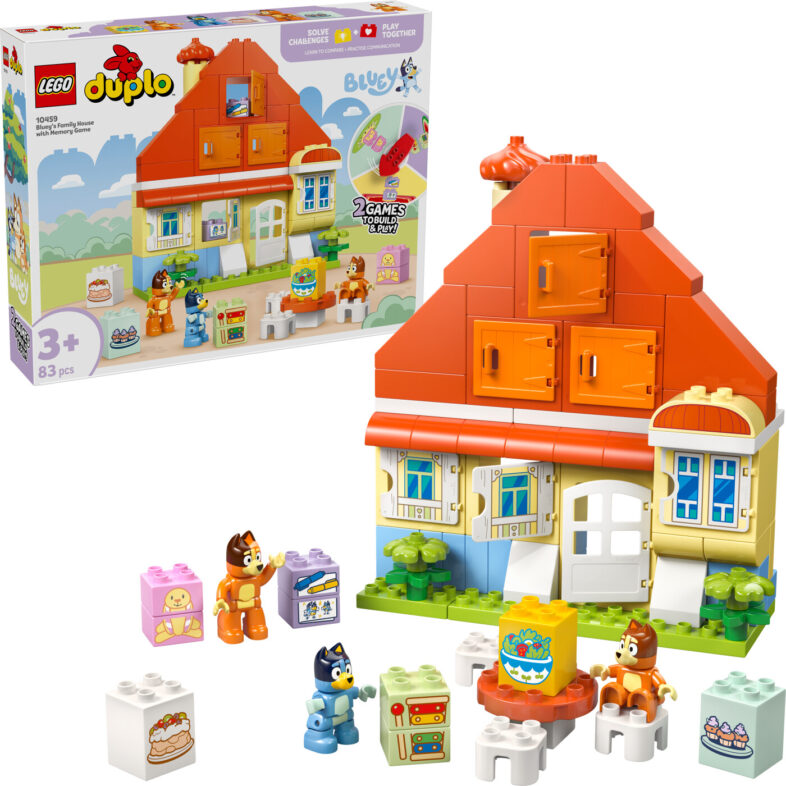Lego Duplo - Blueys Families Hus Med Huskespil - 10459