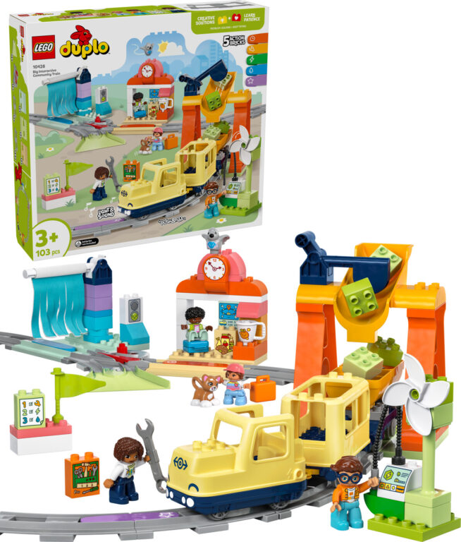 Lego Duplo - Stort Interaktivt Lokalbanetog - 10428