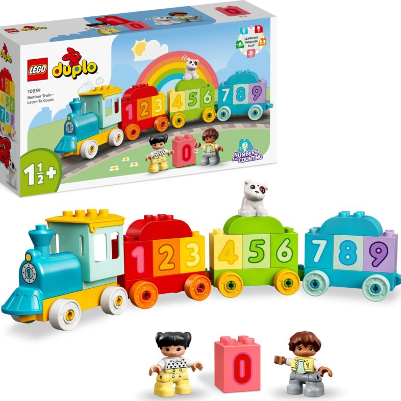 Lego Duplo - Tog Med Tal - Lær At Tælle - 10954