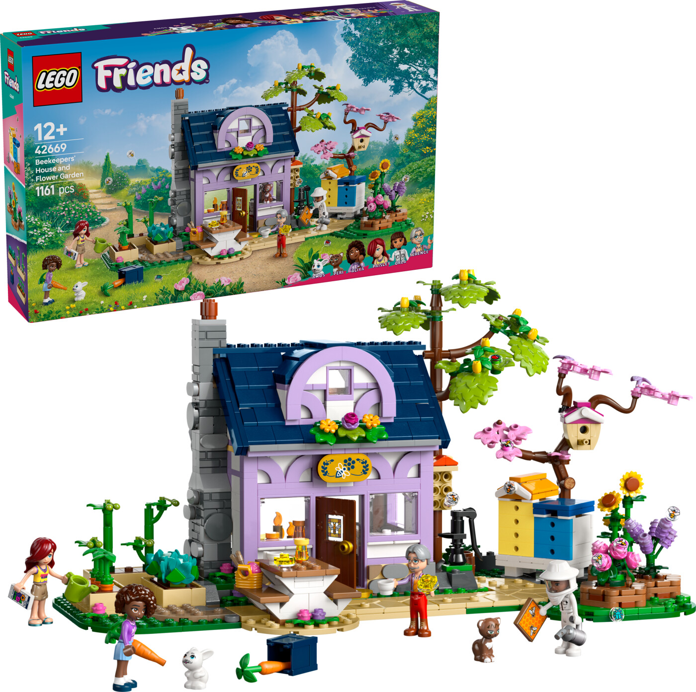 Lego Friends - Biavlerhus Og Blomsterhave - 42669