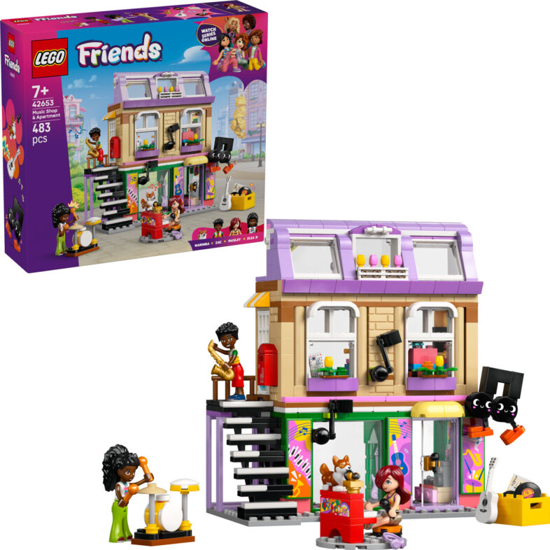 Lego Friends - Musikbutik Og Lejlighed - 42653