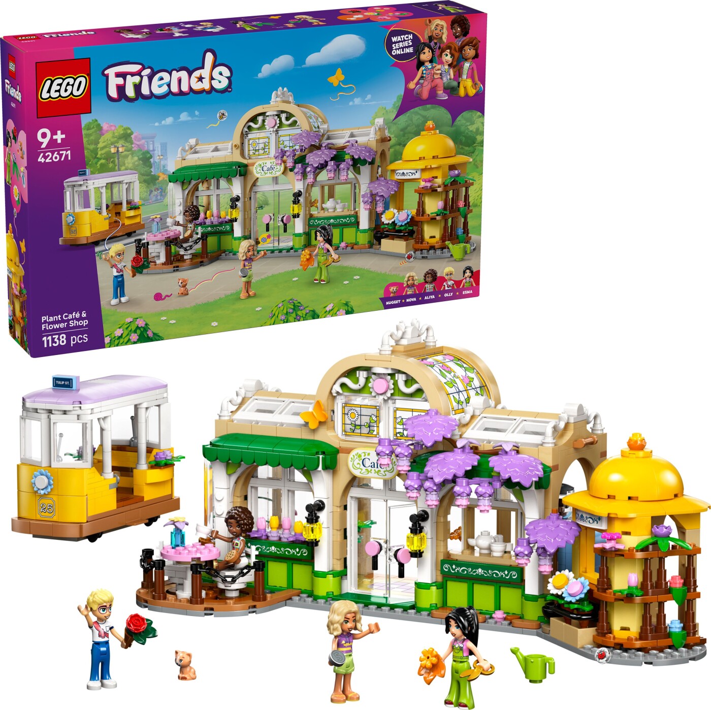 Lego Friends - Plantecafé Og Blomsterbutik - 42671