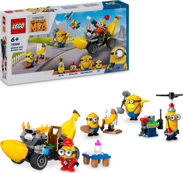 Lego Grusomme Mig 4 - Minions Og Bananbil - 75580