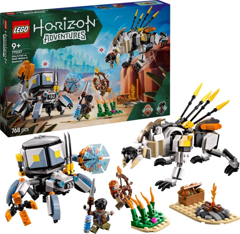 Lego Horizon Adventures - Aloy Og Varl Mod Skjoldgænger Og Savtand - 77037