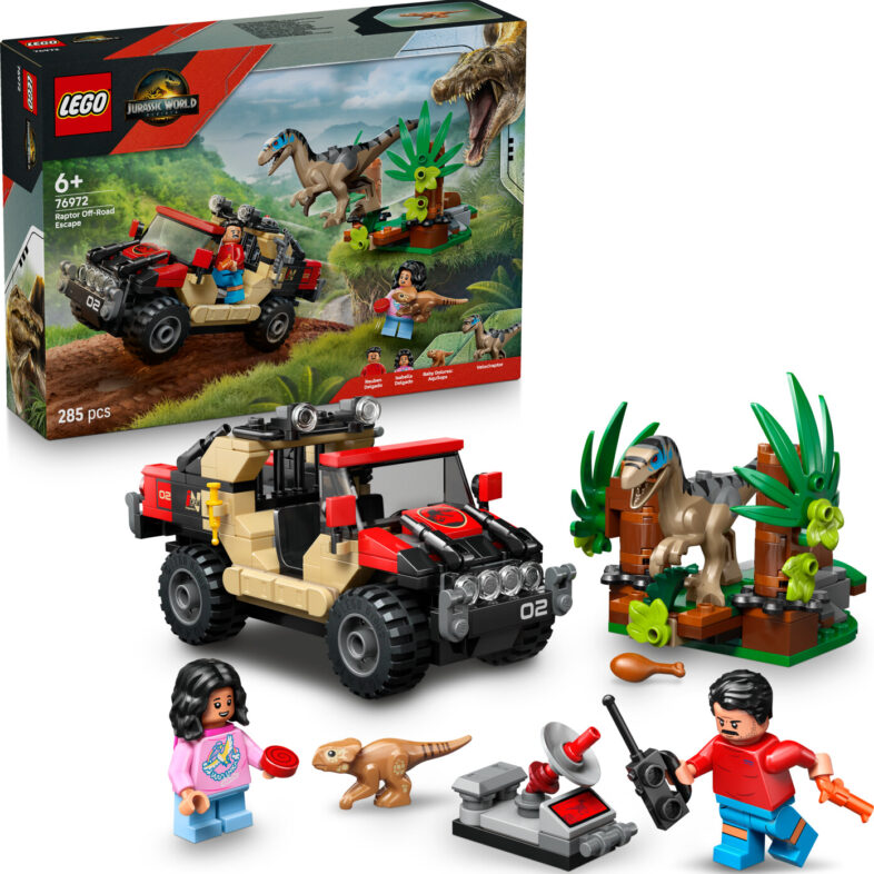 Lego Jurassic World - Raptor Off-road Escape - 76972