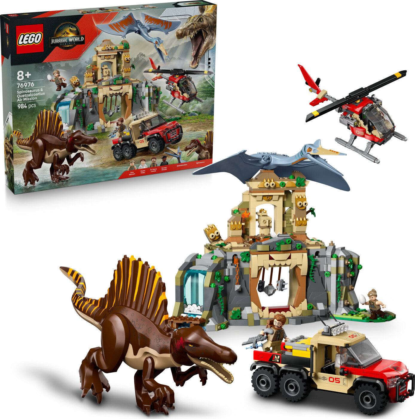 Lego Jurassic World - Spinosaurus & Quetzalcoatlus - 76976