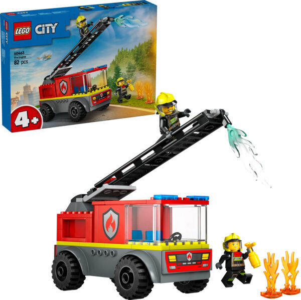 Lego - Lego City - Brandbil Med Stige (60463)