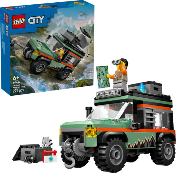 Lego - Lego City - Firhjulstrukket Bjerg-offroader (60447)