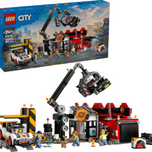 Lego - Lego City - Skrotplads Med Biler (60472)