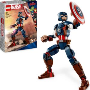 Lego Marvel Avengers - Captain America Figur - Byg Selv - 76258