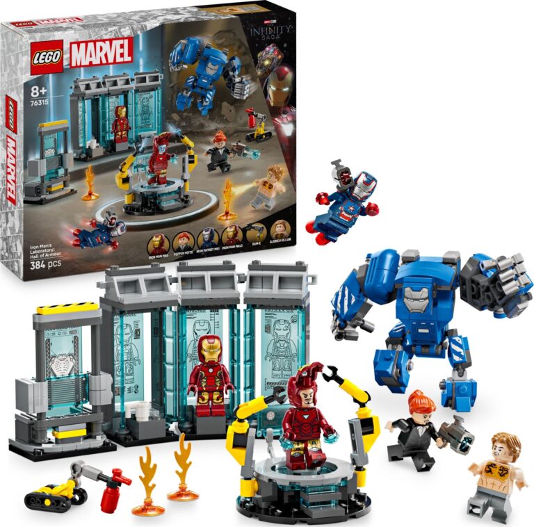 Lego Marvel Infinity Saga - Iron Mans Laboratorium - Dragtgalleriet - 76315