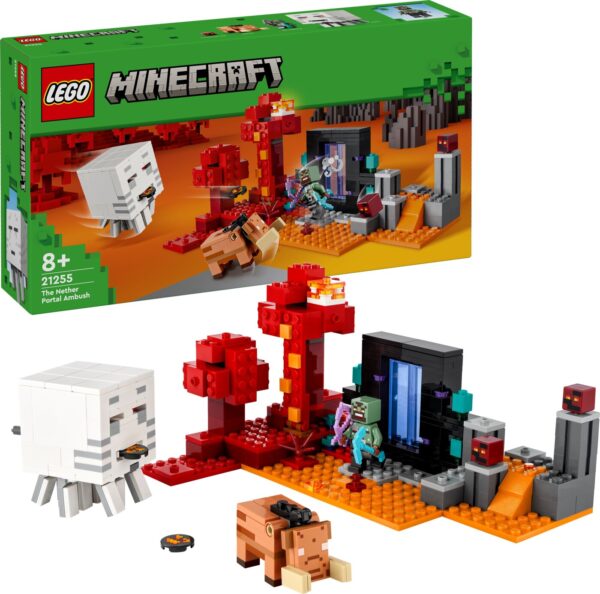 Lego Minecraft - Baghold Ved Nether-portalen - 21255