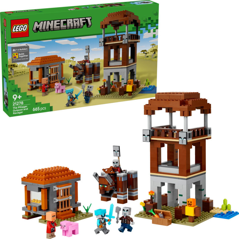 Lego Minecraft - Røverforposten Og Ravager - 21278