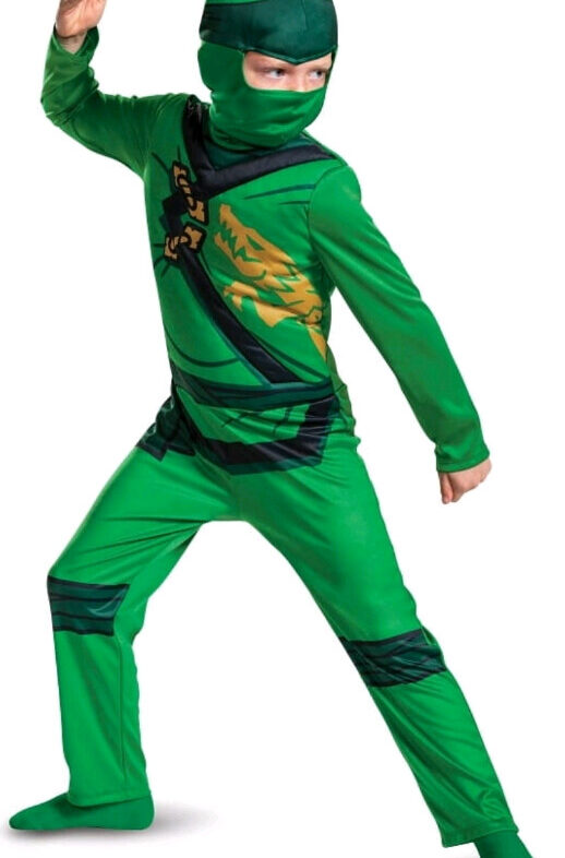 Lego Ninjago Kostume Til Børn - Lloyd - 116 Cm