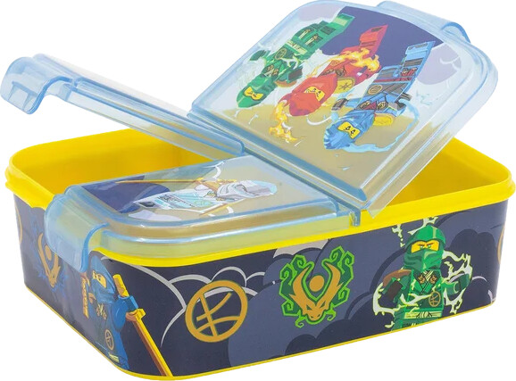 Lego - Ninjago Madkasse Med Tre Rum
