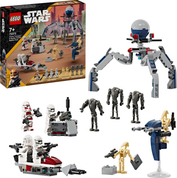 Lego Star Wars - Battle Pack Klonsoldater Og Kampdroider - 75372