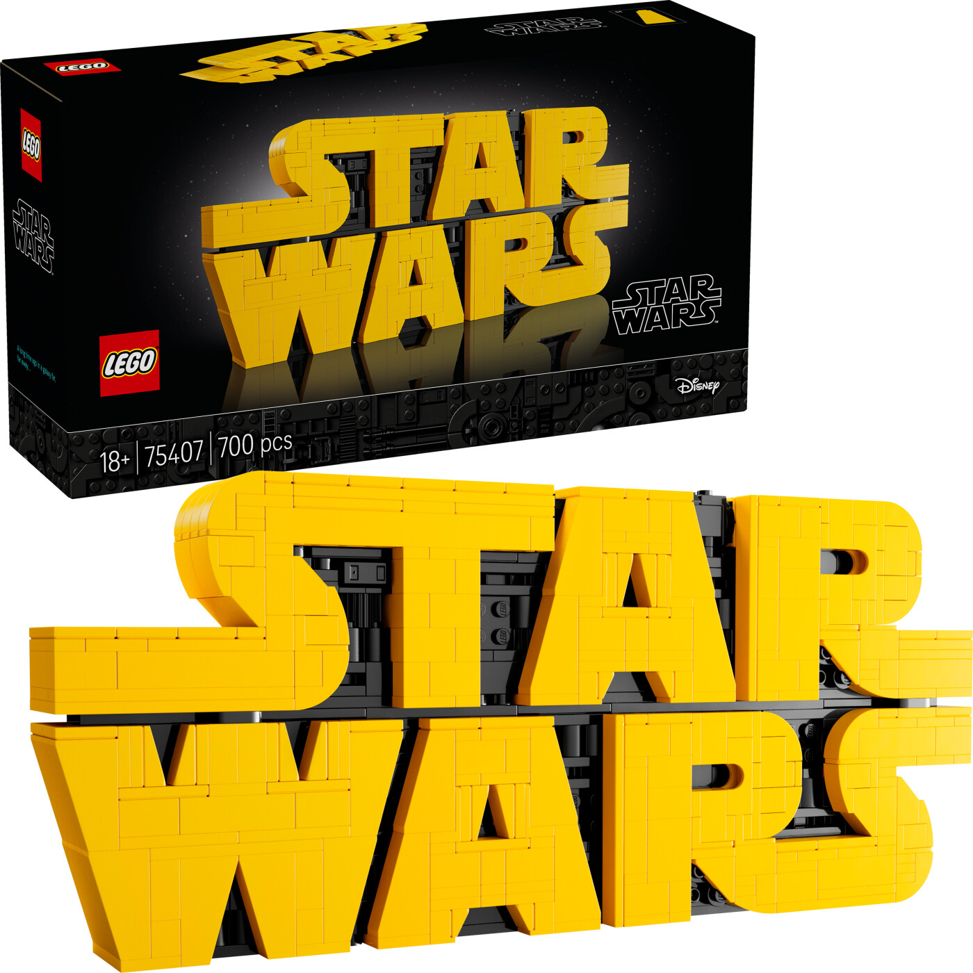 Lego Star Wars - Klodsbygget Star Wars Logo - 75407
