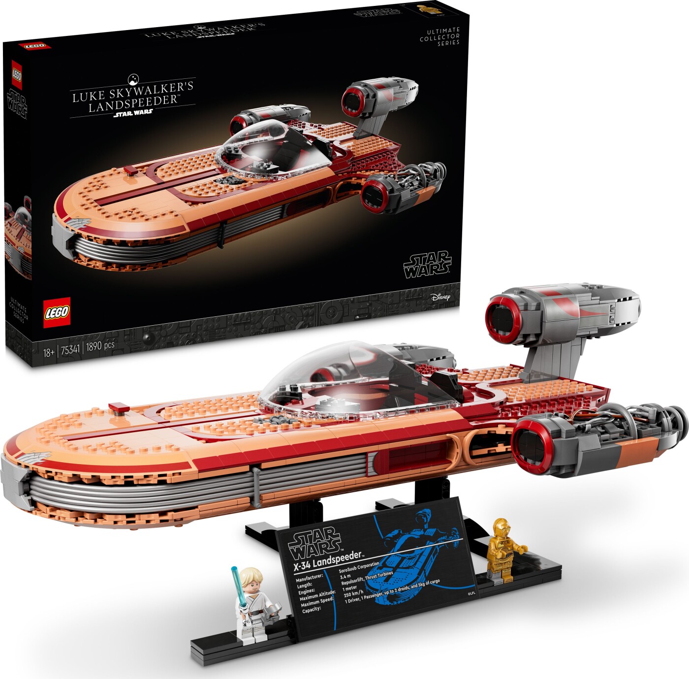 Lego Star Wars - Luke Skywalkers Landspeeder - 75341