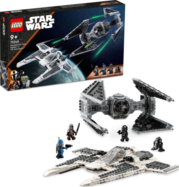 Lego Star Wars - Mandaloriansk Fang-jager Vs Tie Interceptor - 75348