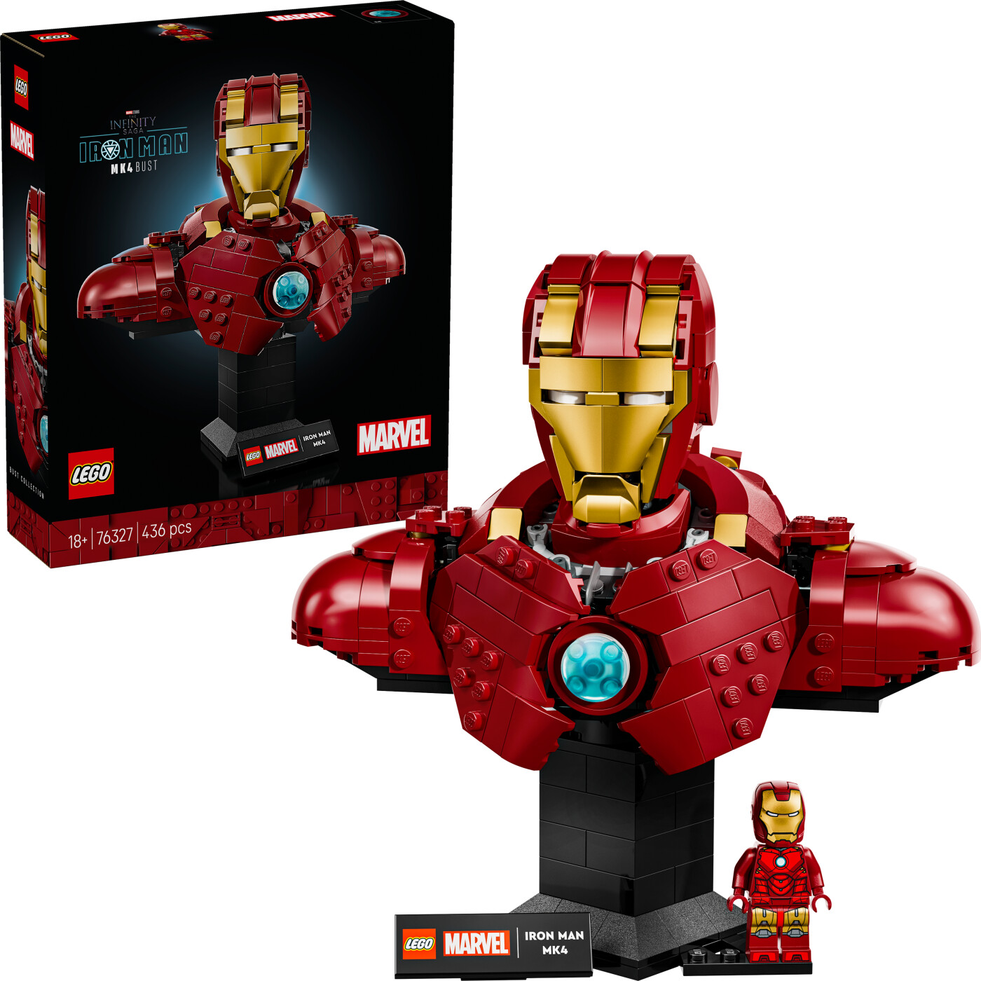 Lego Super Heroes - Iron Man Mk4-buste - 76327
