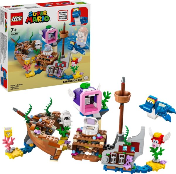 Lego Super Mario - Dorries Skibsvrags-eventyr - Udvidelsessæt - 71432)