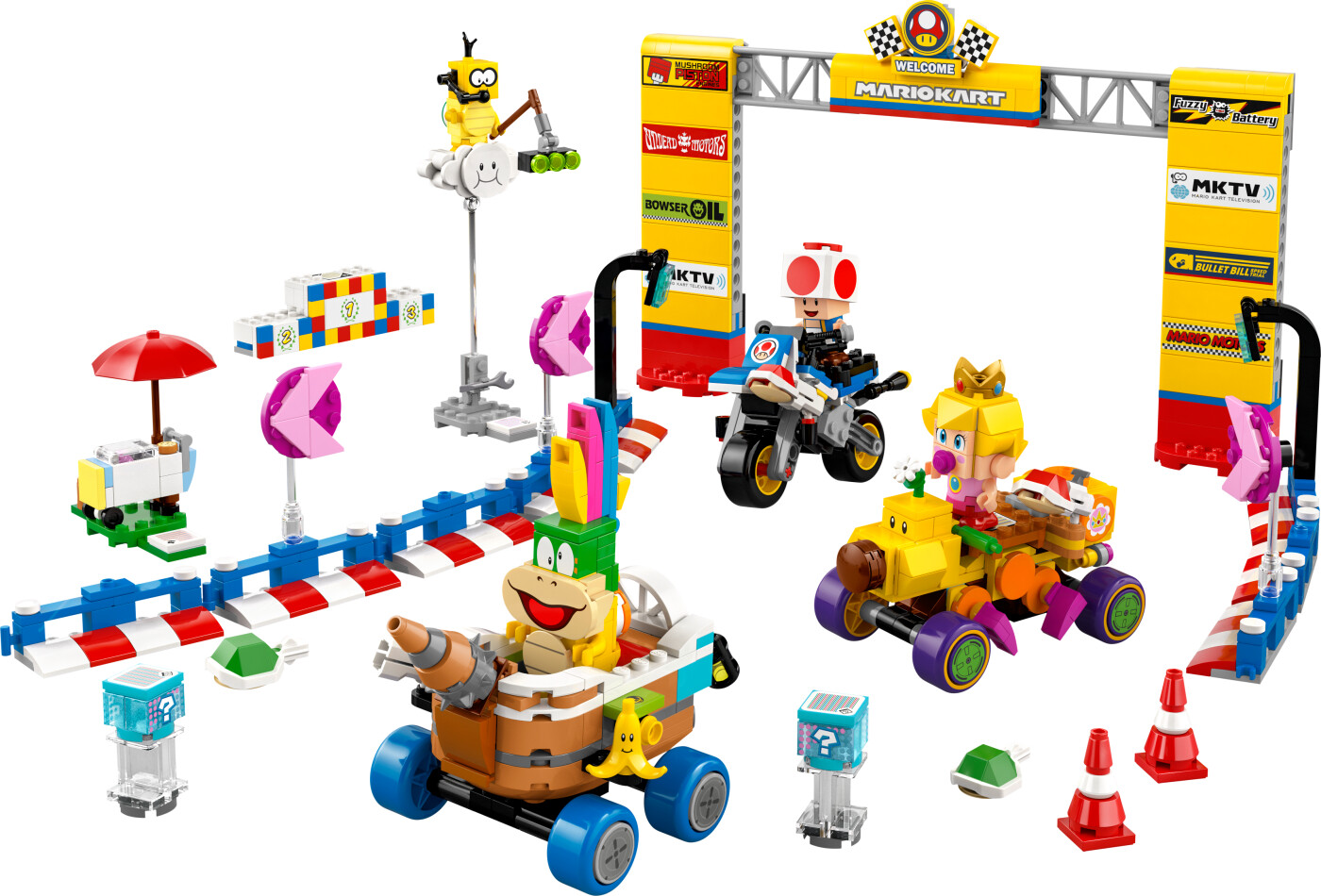 Lego Super Mario - Mario Kart - Baby Peach Og Grand Prix-sæt - 72036