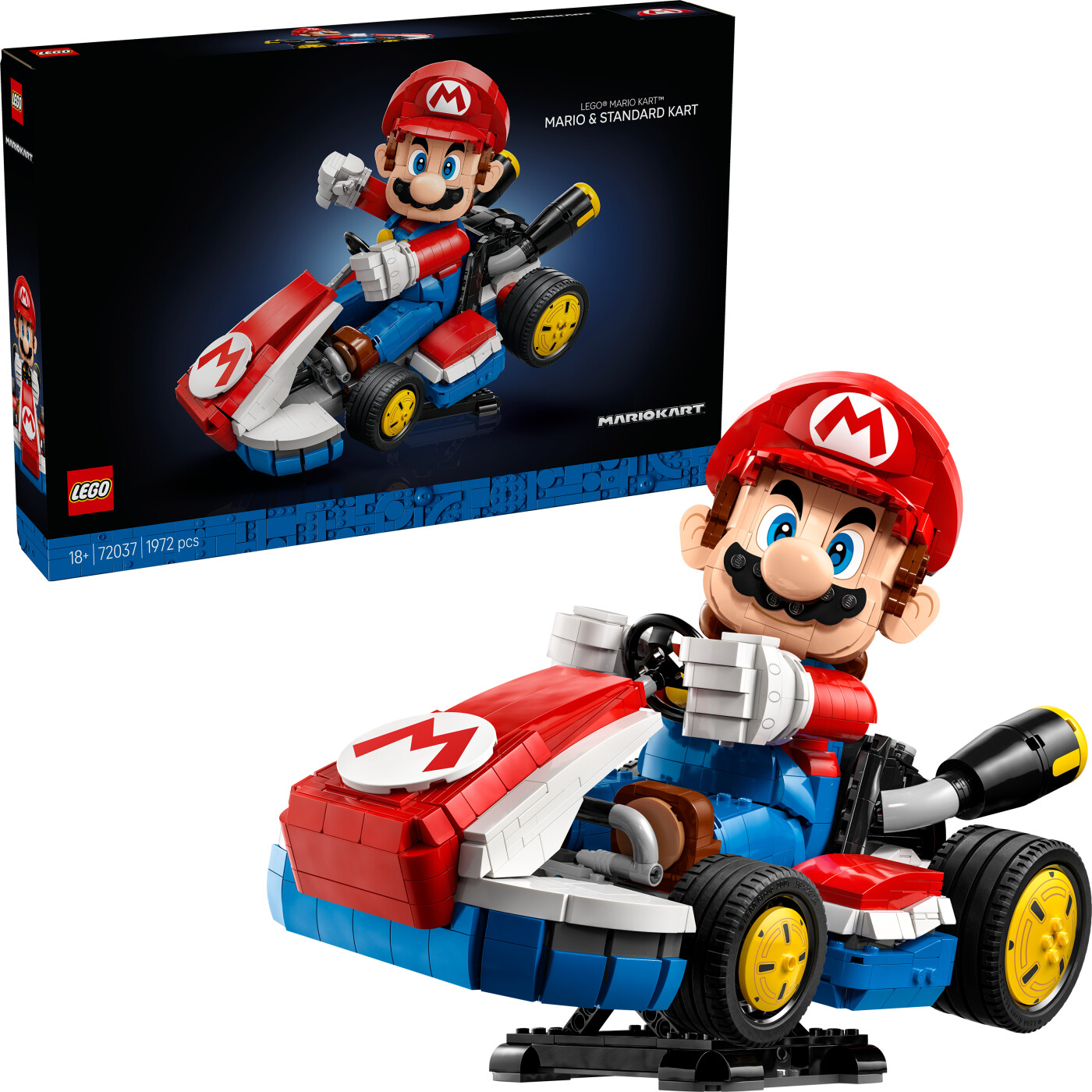 Lego Super Mario - Mario Og Standard Kart - 72037