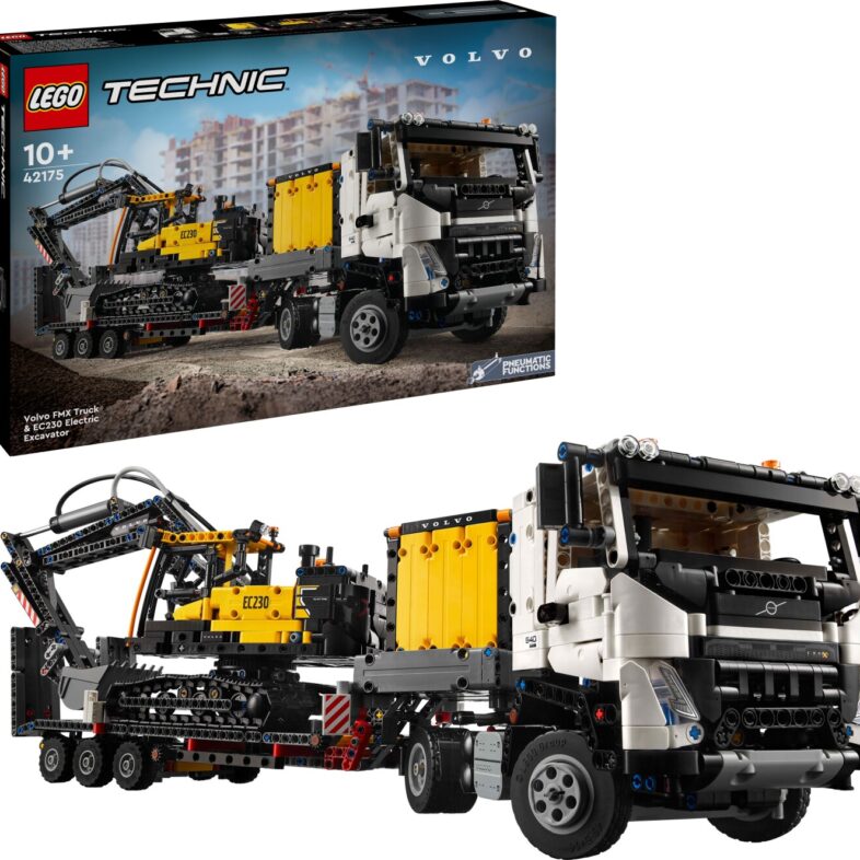 Lego Technic - Volvo Fmx Lastbil Og Ec230 Elektrisk Gravemaskine - 42175