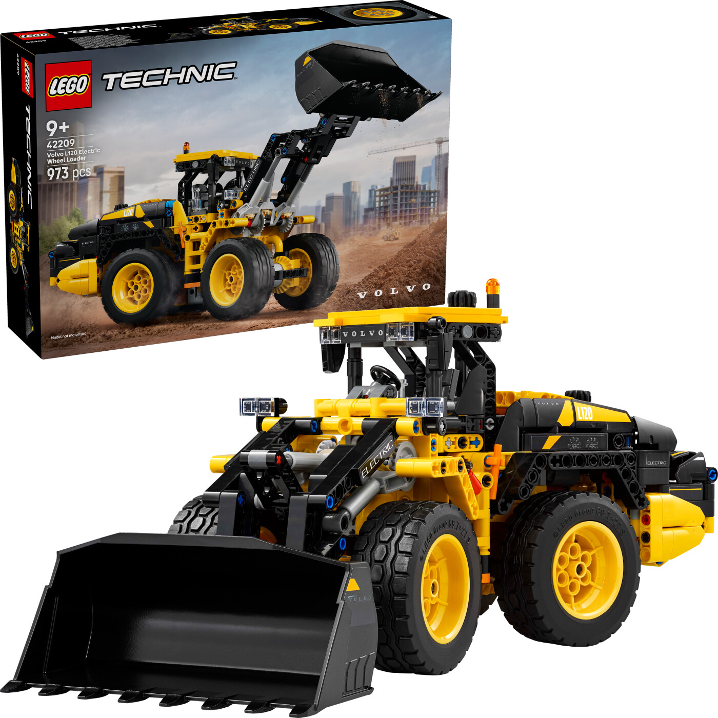 Lego Technic - Volvo L120 - Elektrisk Gummiged - 42209