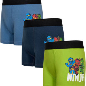 LegoÂ® Wear Ninjago Boxershorts - 3-pak - Blå/Grøn