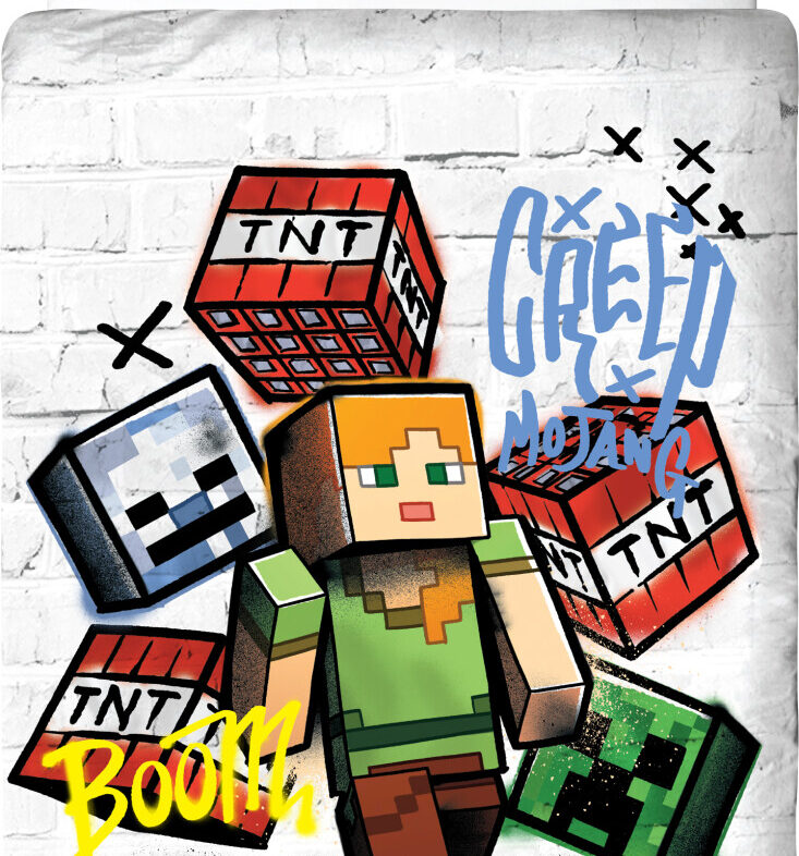 Minecraft - Sengesæt Voksen 140x200